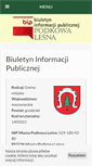 Mobile Screenshot of bip.podkowalesna.pl